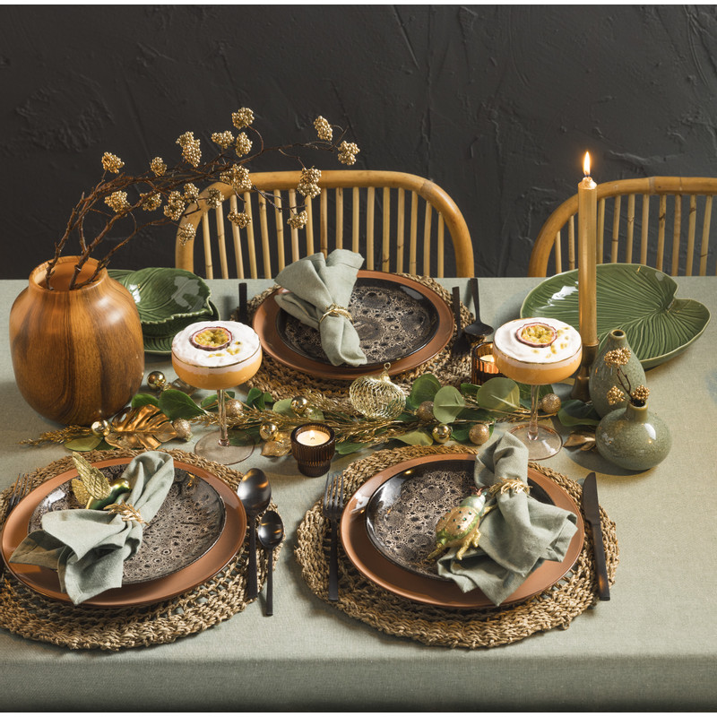 Servetten groen - set van 2 - 40x40 cm