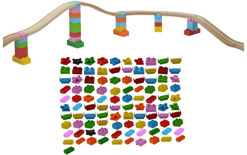 TrackConnectors + Blocks – all in one Block Box L<br>93 Bio-Verbinder und Klemmbausteine