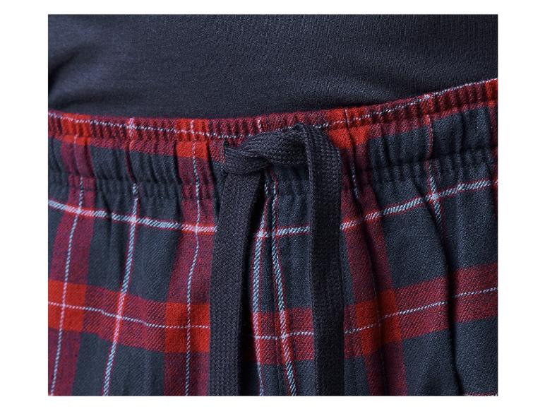 Heren flanellen pyjamabroek