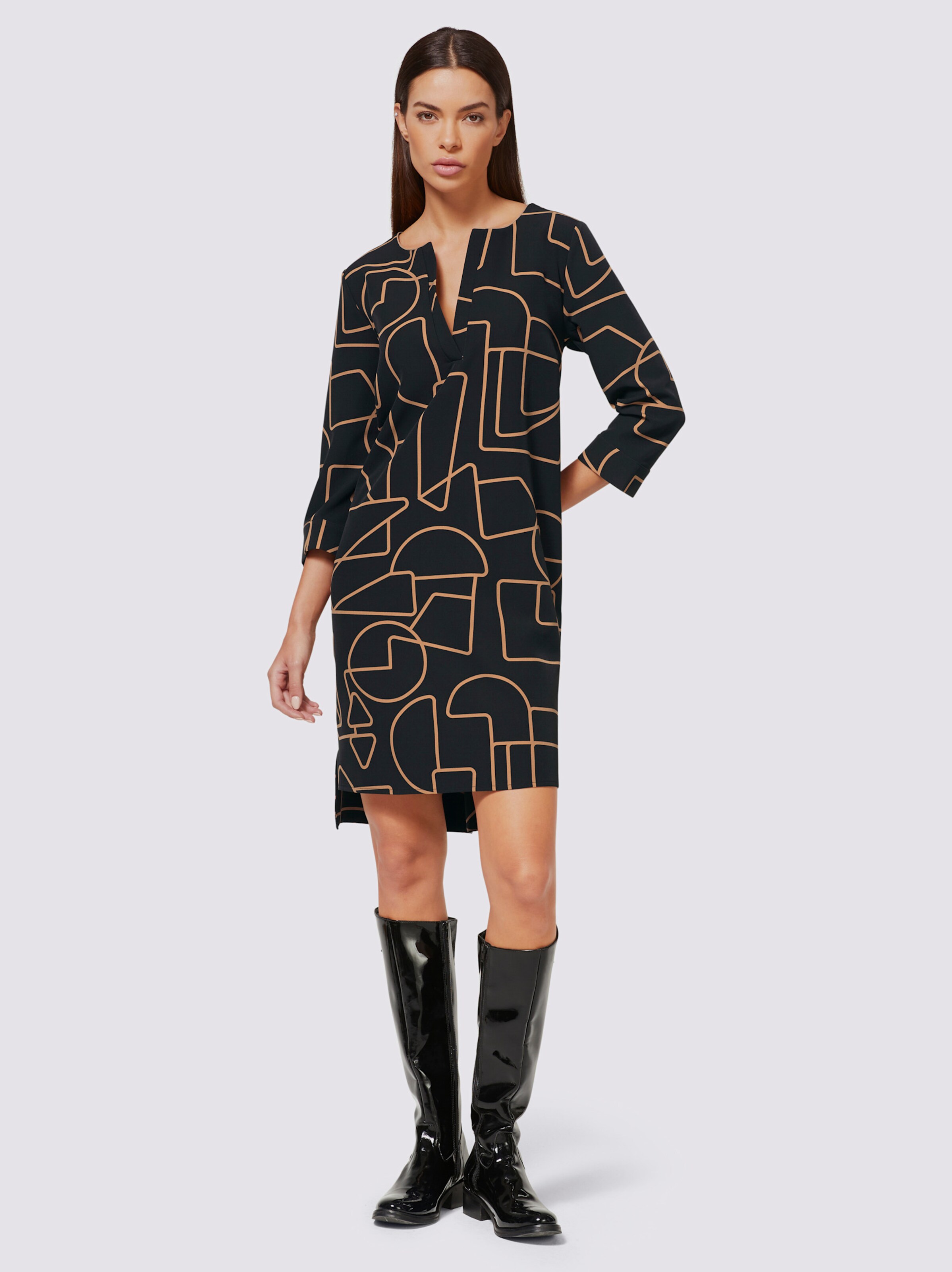Druck-Kleid