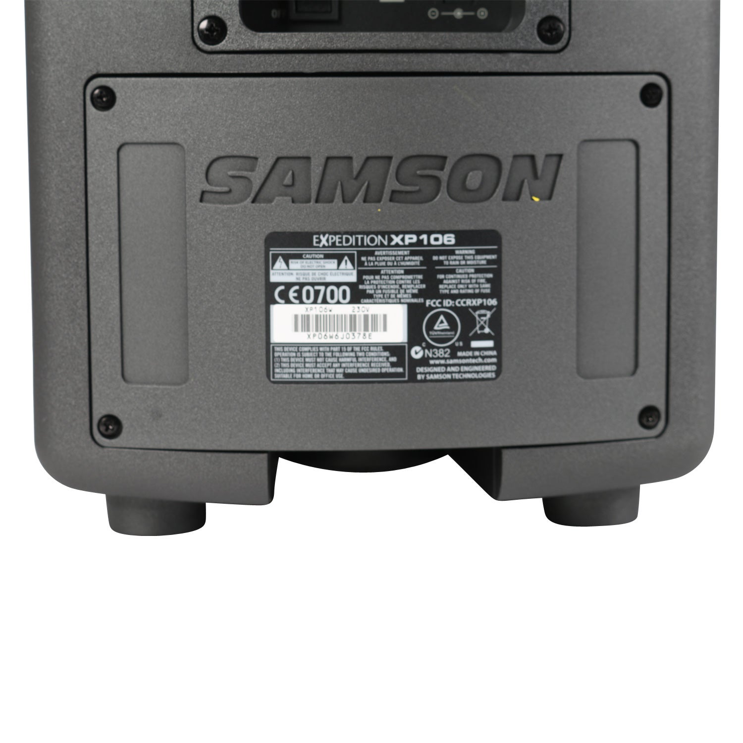 Samson Expedition XP106W draagbare luidspreker met Stage XPD1