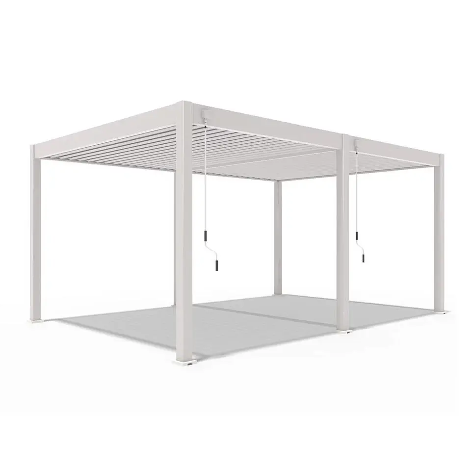 Orion Deluxe terrasoverkapping 360 x 530 cm lichtgrijs