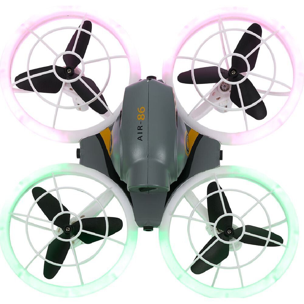 Drone radiocommandé lumineux 2 coloris