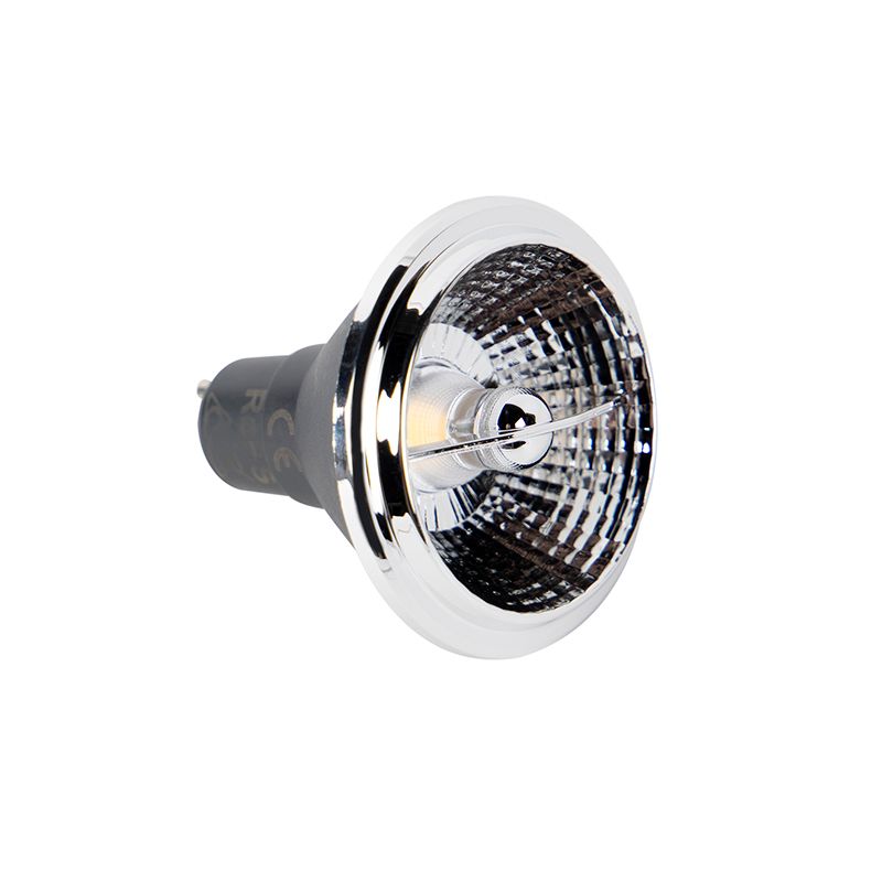 Set van 5 GU10 dim to warm LED lampen AR70 6W 2000K-3000K