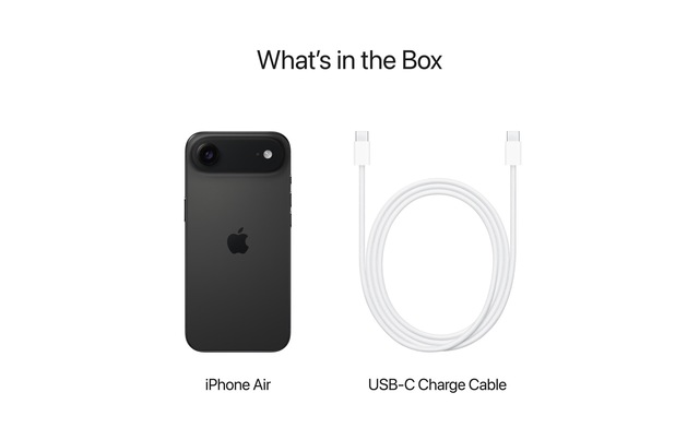 Apple Smartphone »iPhone Air« Weiss Induktionsladung