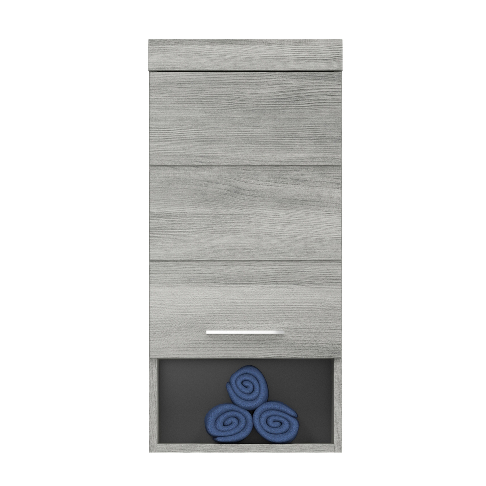 Hängeschrank SOUL - Rauchsilber - 37 cm breit