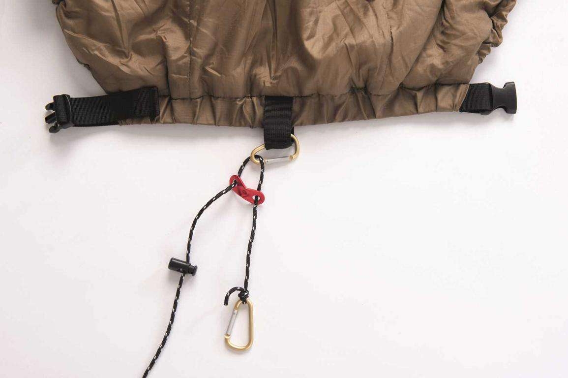 Amazonas 2in1 Hängematte Underquilt-Poncho braun