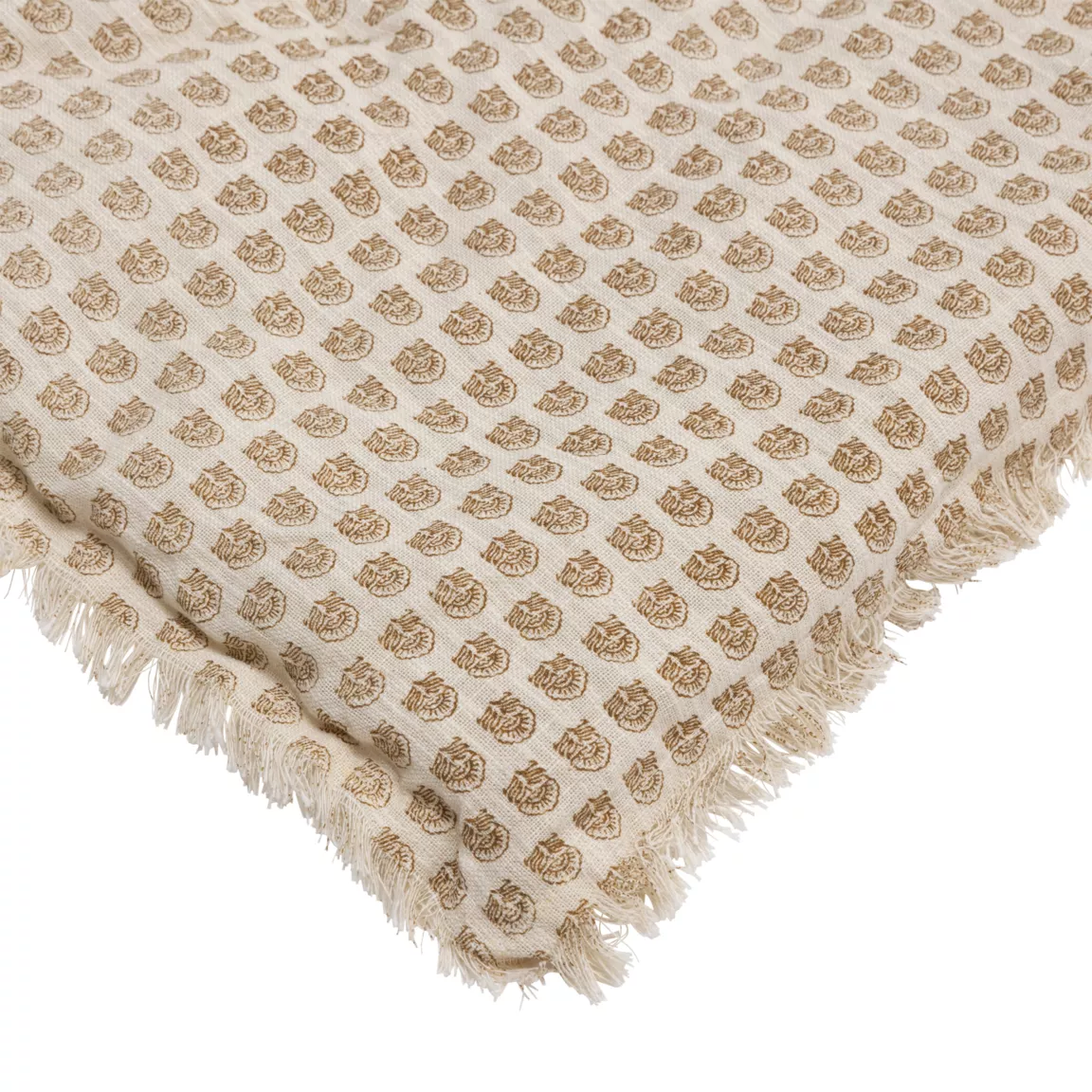 Matelas d'assise coton (60 x 180 cm) Indie Beige