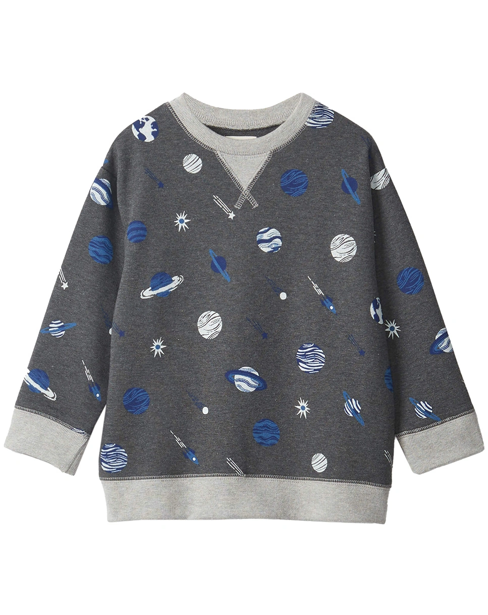 Sweatshirt SPACE EXPLORER in dunkelgrau