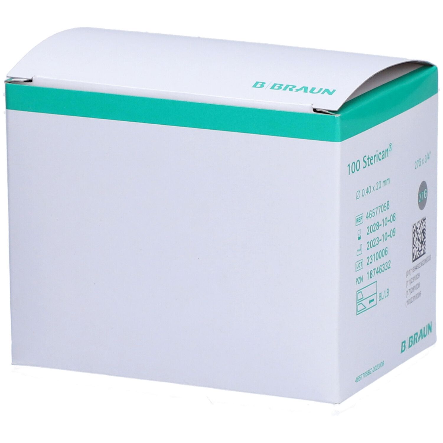 STERICAN Einmalkanüle 27 G 20 mm