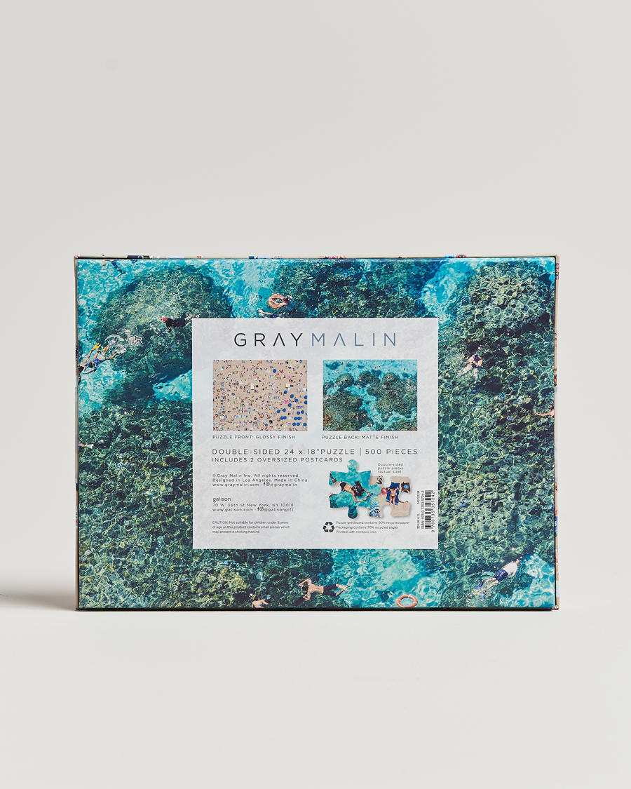 New Mags Gray Malin-The Beach Two-sided 500 Pieces Puzzle
