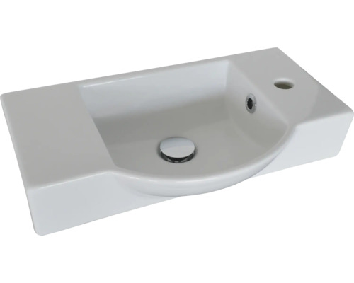 FACKELMANN Meubel Wastafel Plank Links 54,5 cm Wit