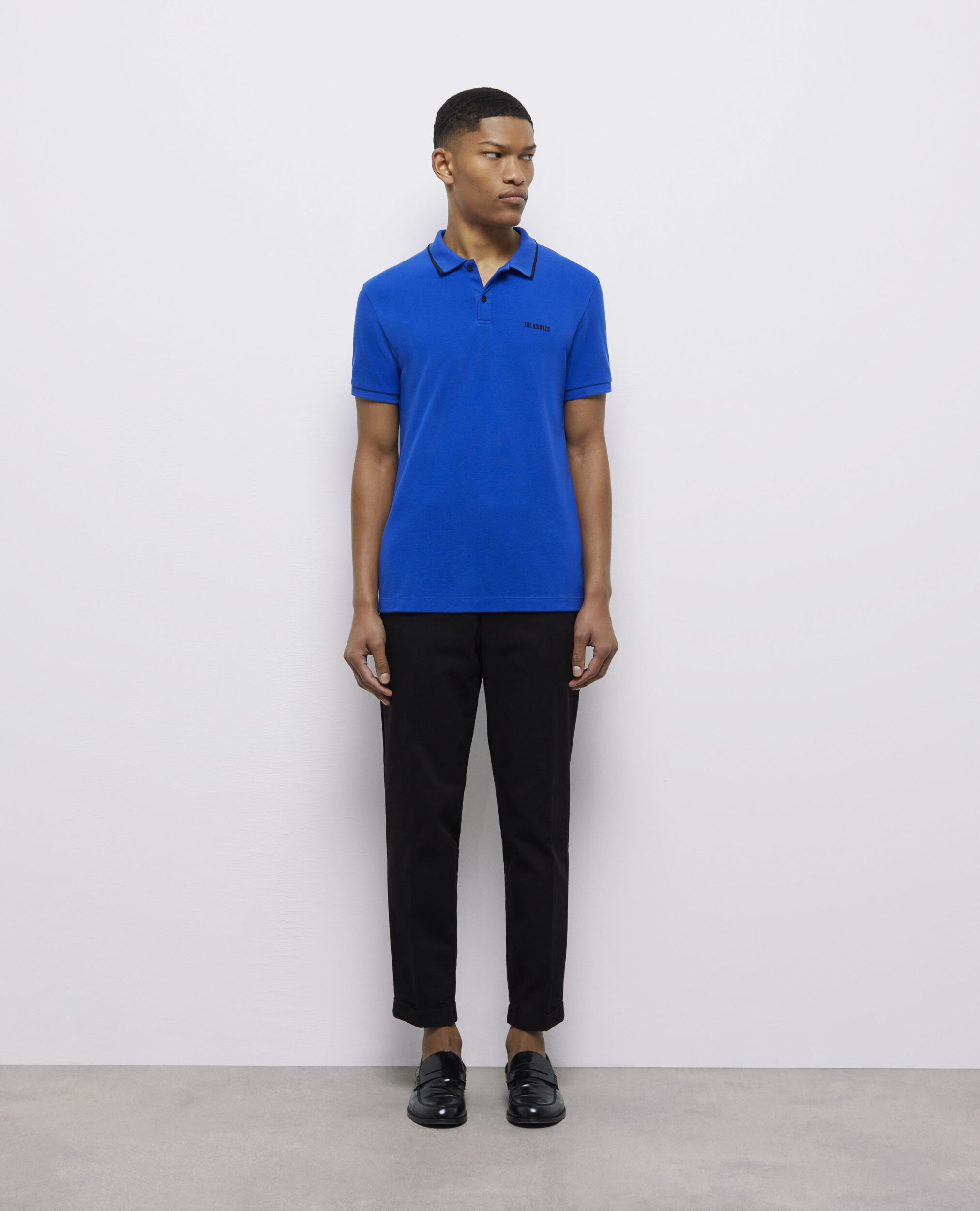 Polo bleu