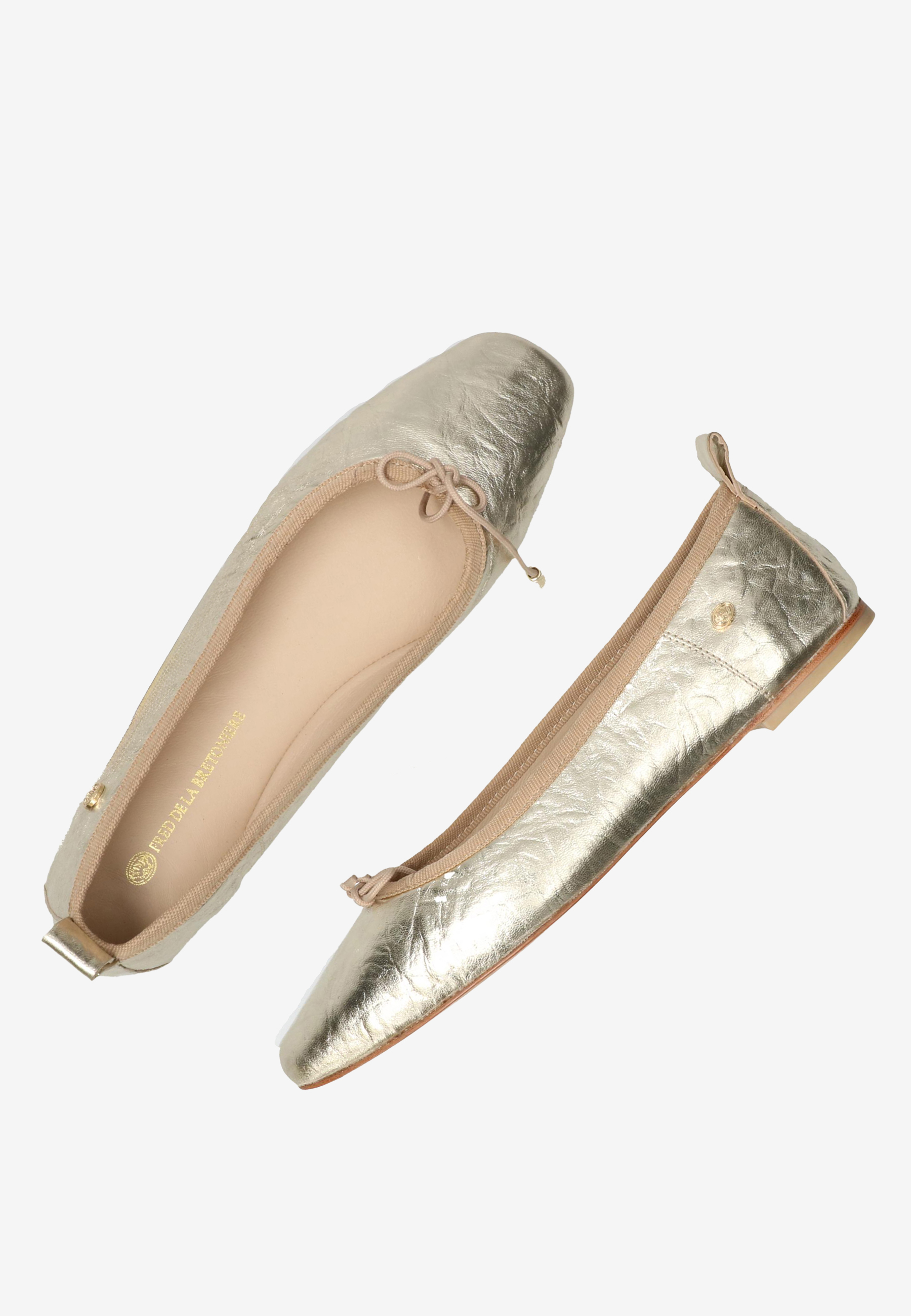IDRIS BALLETTO Ballerina Crunch metallic Light Gold