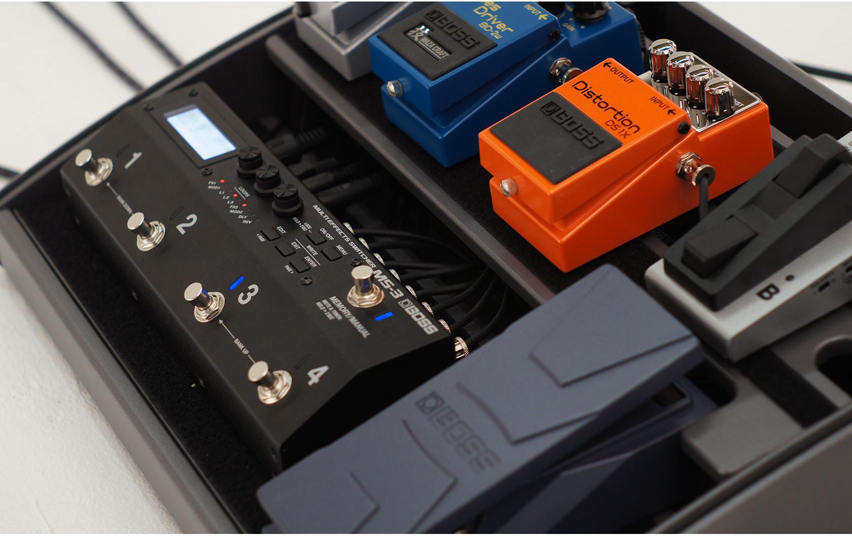 Pedal MS-3<br>Die Weiterentwicklung des Pedalboards
