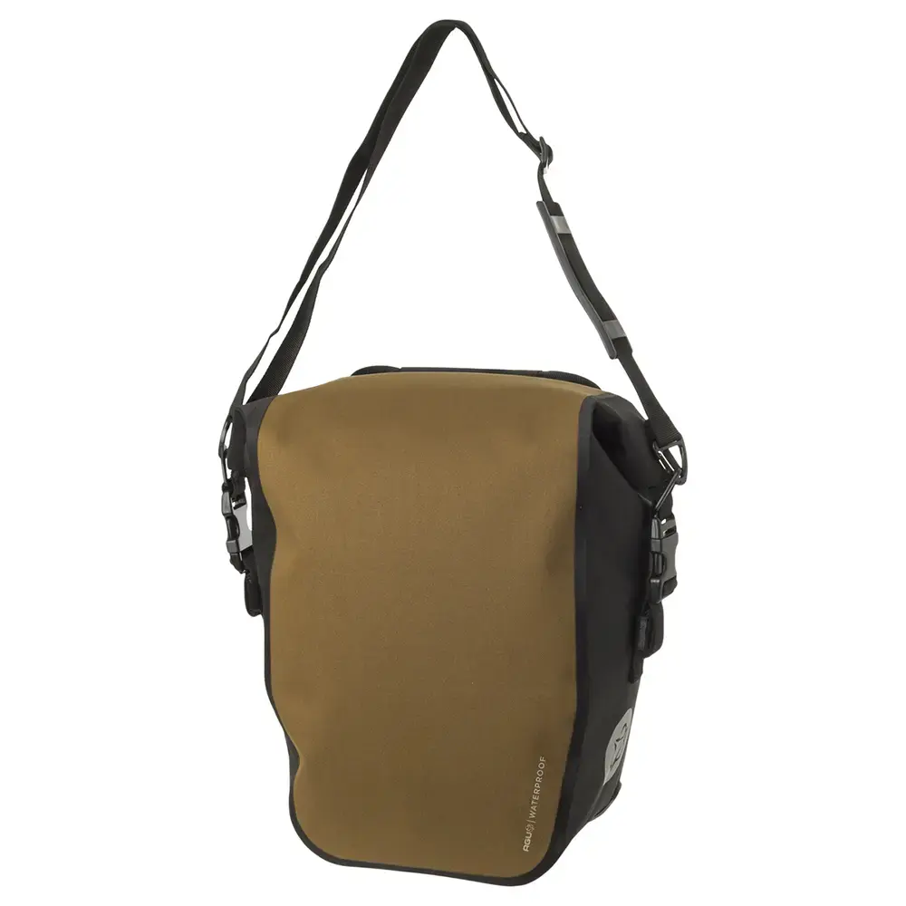AGU Clean Single Shelter Click'nGo Medium 17L Fietstas Bruin