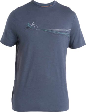TECH LITE III CADENCE PATHS Herren-Merino-Kurzarms  graphite  XL