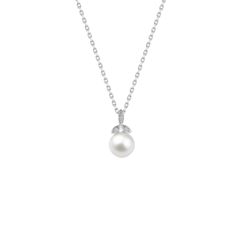 Collier Femme - Oxyde de zirconium - Argent 925 - Longueur : 42 cm