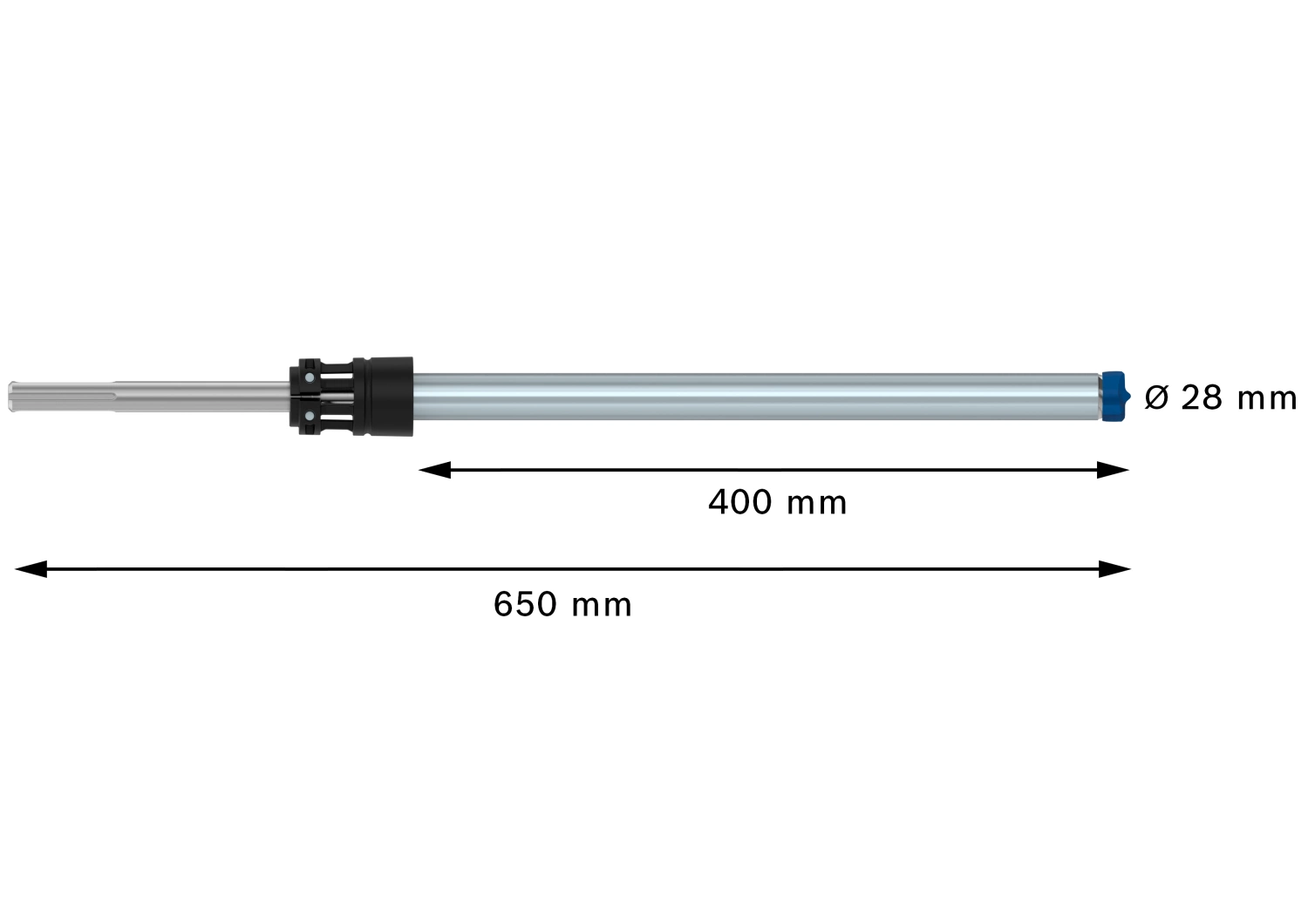 Bosch 2608901802 EXPERT Hamerboor SDS Clean SDS Max-8X - 28x400x650mm