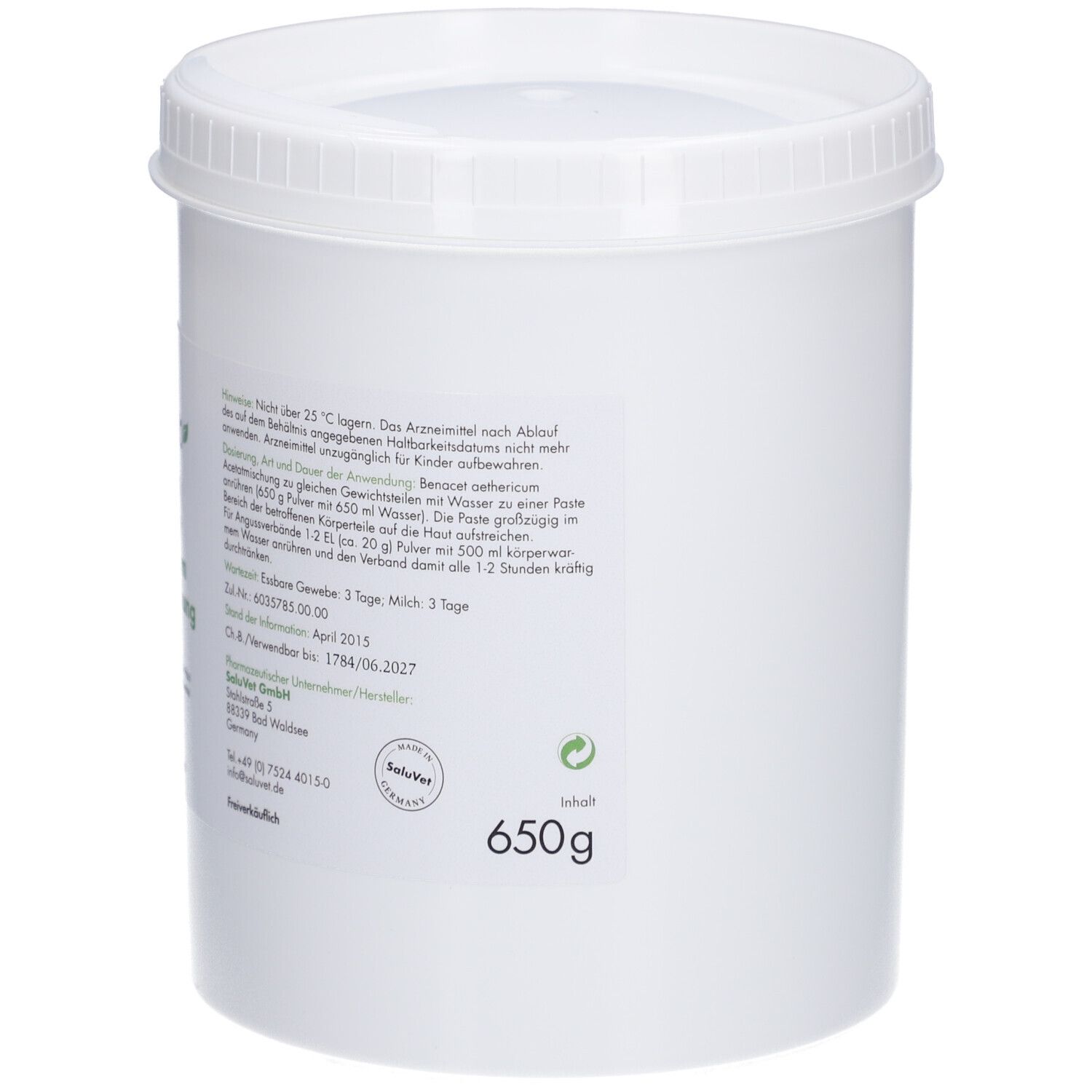 Benacet aethericum Acetatmischung Pulver für Pferd / Rind / Schwein