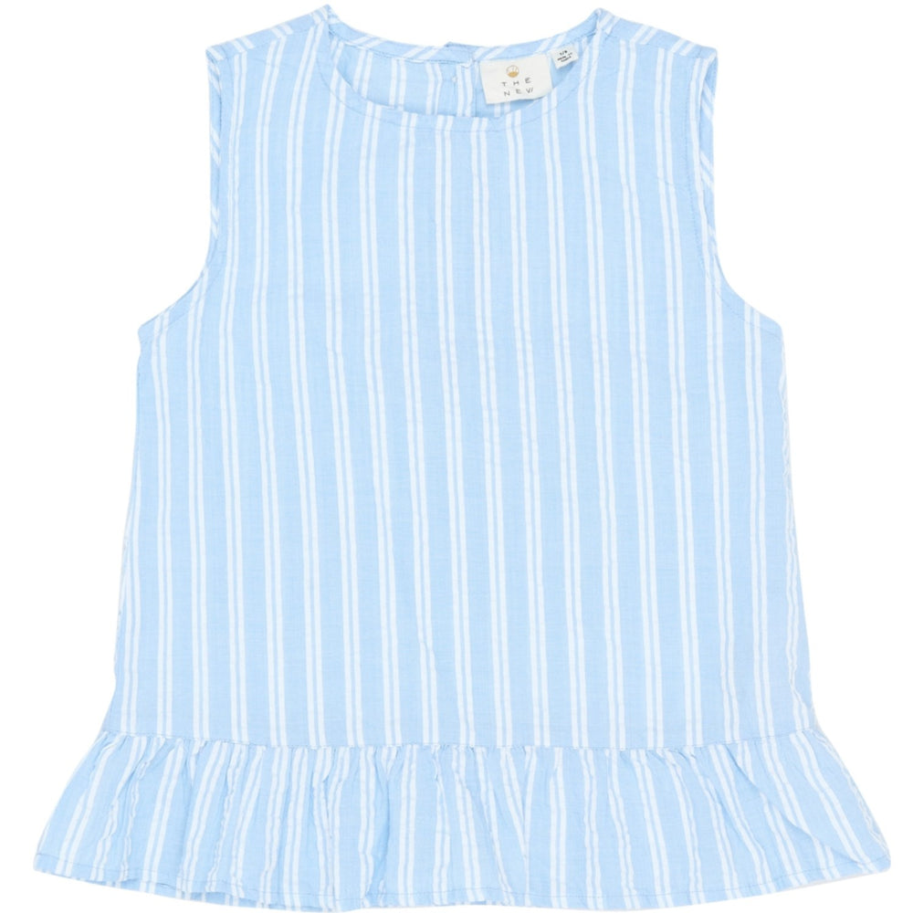 Køb The New Forever Blue Striped Tnshirley S_L Top