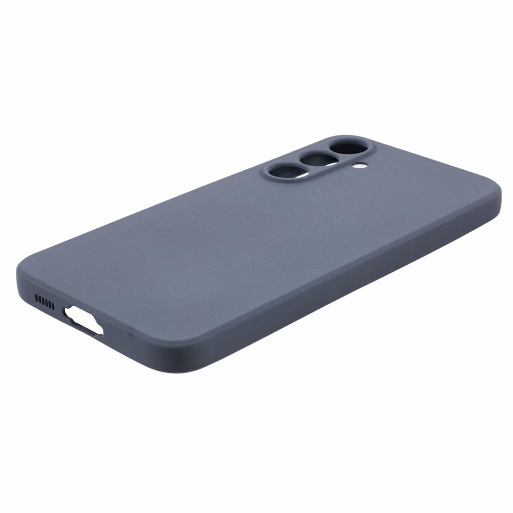 Samsung Galaxy S23 FE Gummi Case Hülle mit Kameraschutz - Blaugrau (Matt)