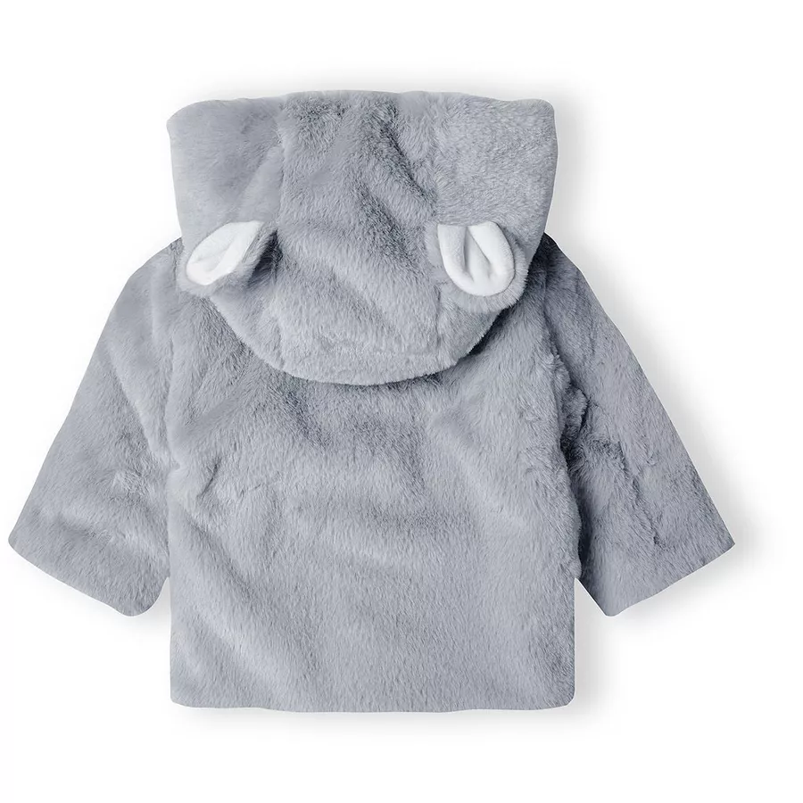 MINOTI Fellimitatjacke Grau