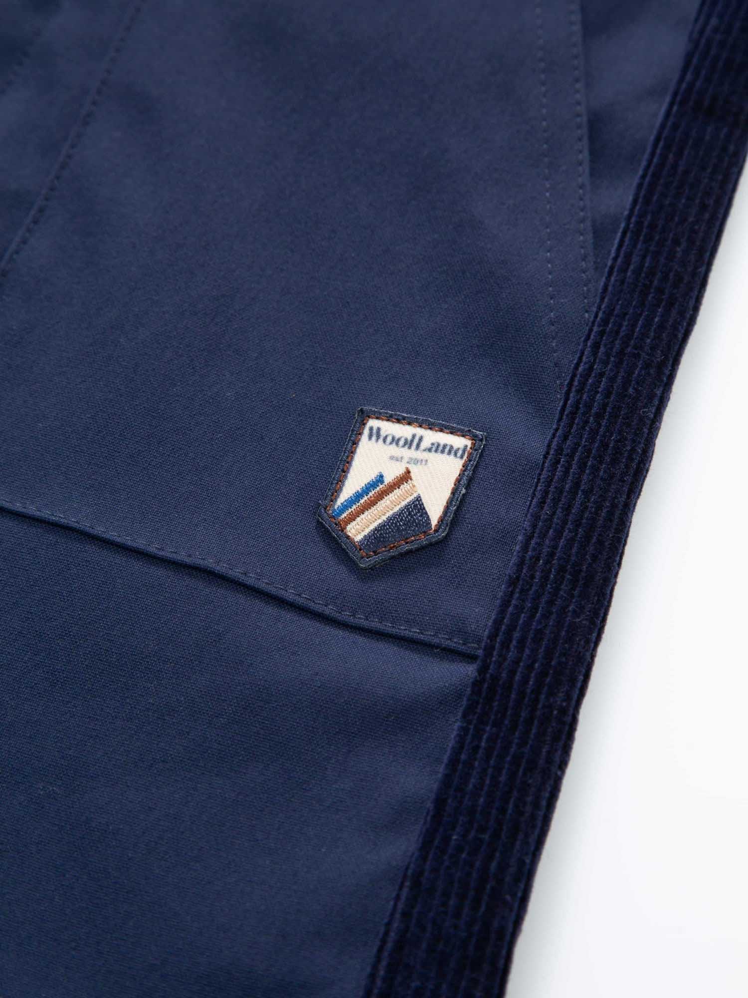 Romsdalseggen Kordfløyel Shorts Gutt Blue Ink