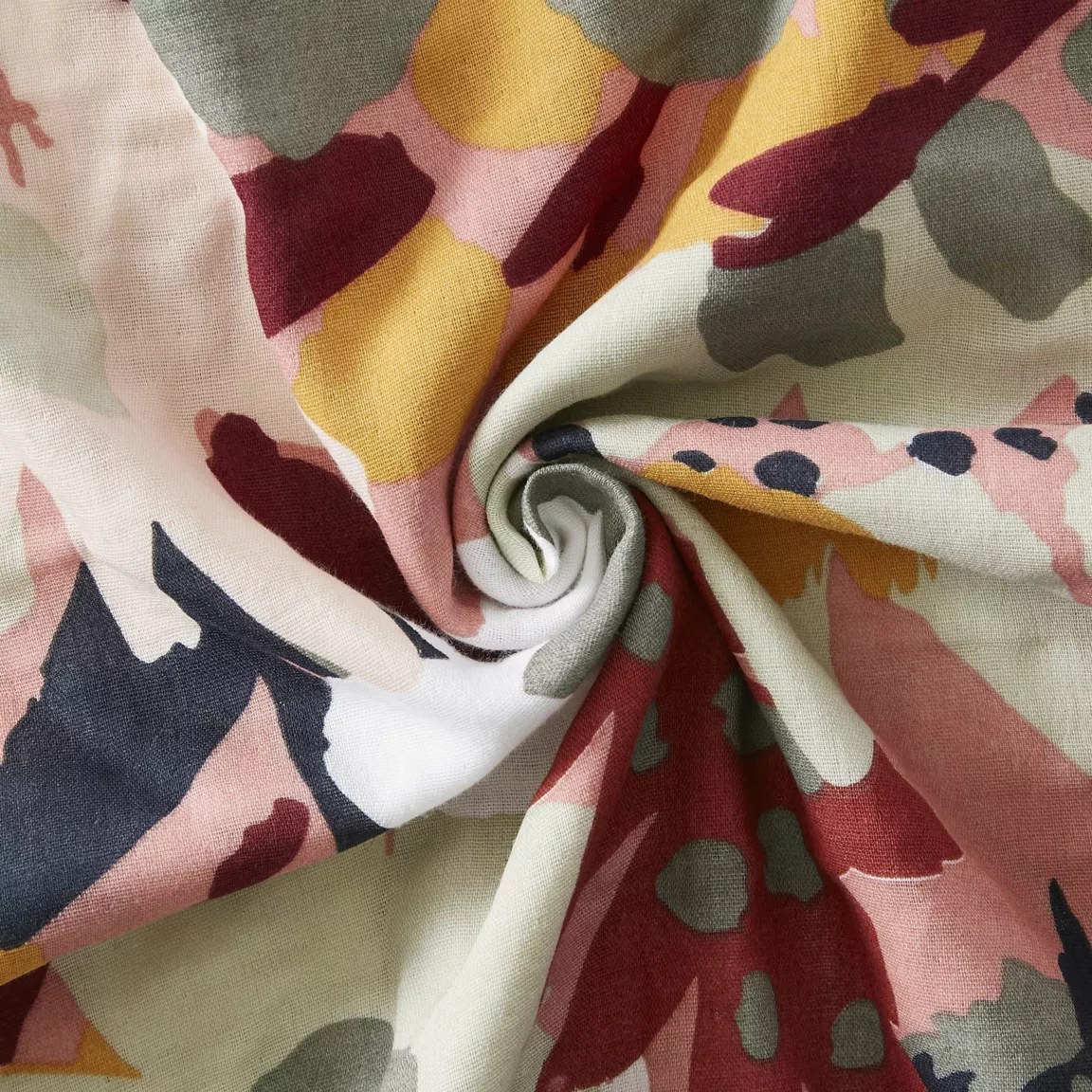 Housse de couette gaze de coton (240 x 220 cm) Azel Multicolore