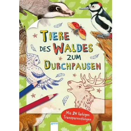 Arena Tiere des Waldes zum Durchpausen