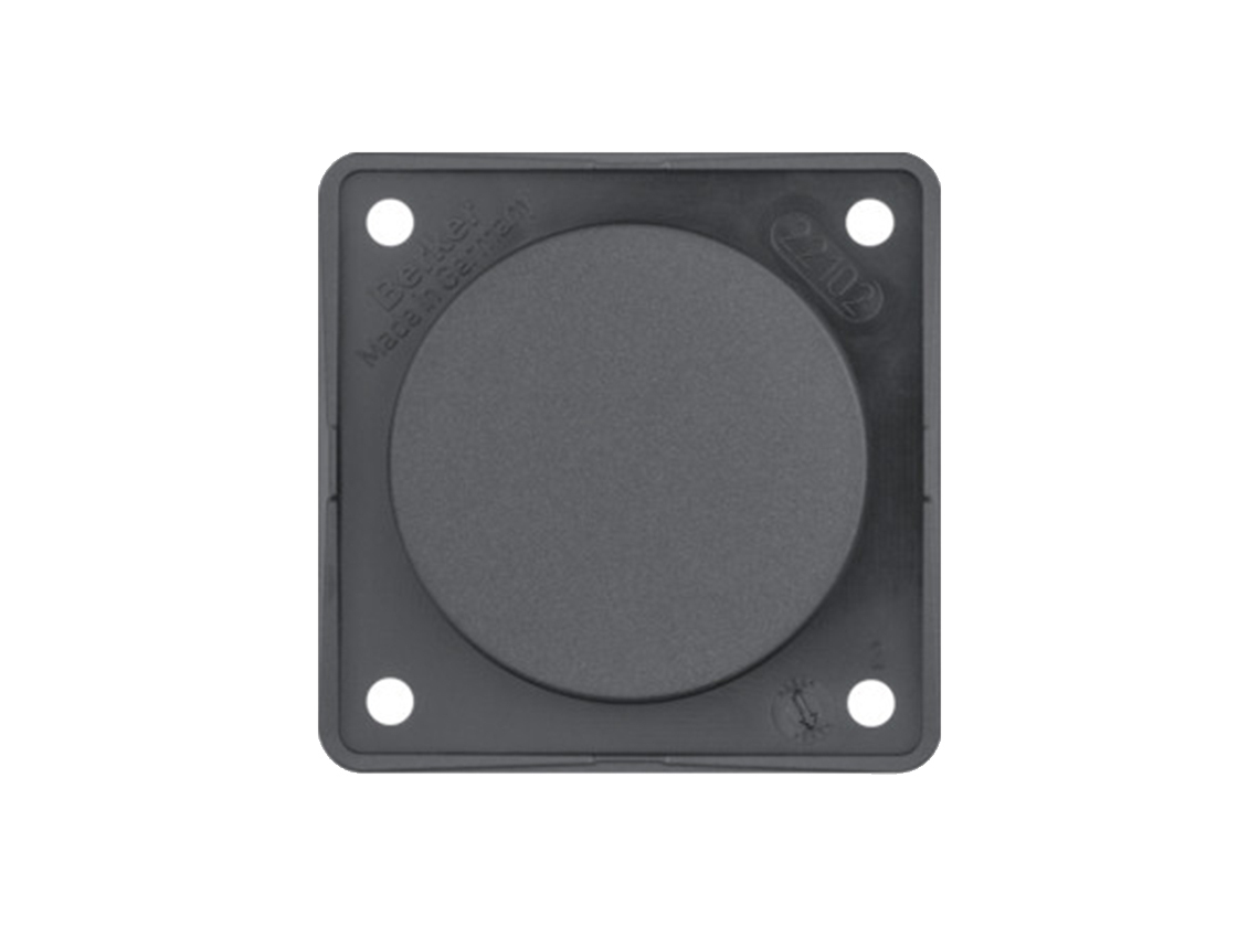 Berker integro blindplaat - anthracite