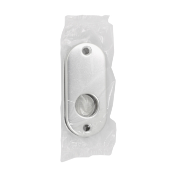 Patentrozet ovaal aluminium