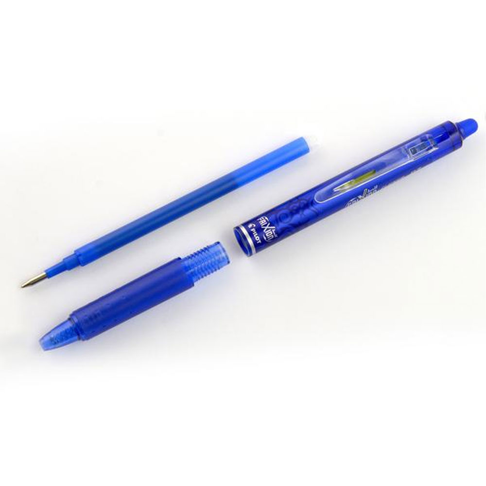 FriXion Roller Ball Pen Tintenroller Stift mit Druckmechanik (BLRT-FR7-L) - Blau