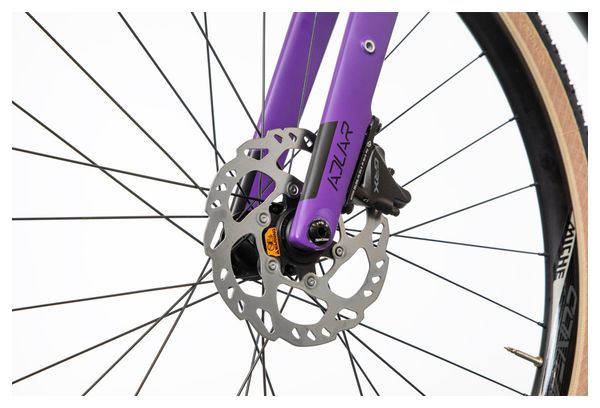 Gravel Bike Wilier Triestina Adlar Shimano GRX 11V 700 mm Noir Violet 2024