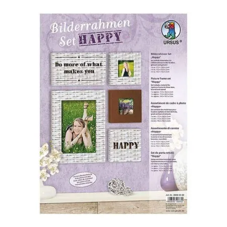 URSUS Bilderrahmen Set Happy
