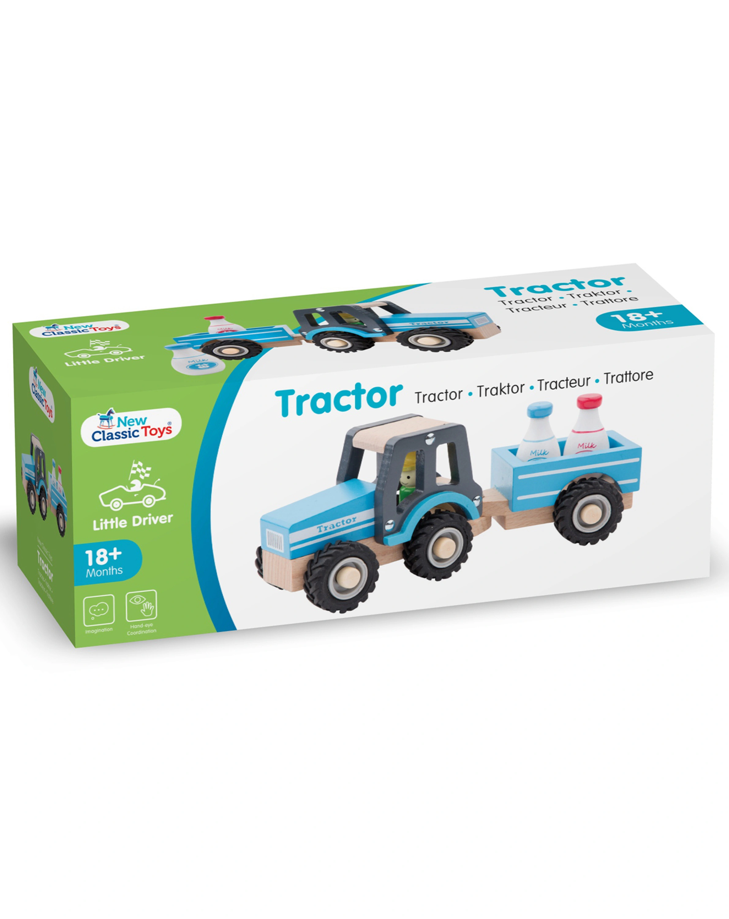 New Classic Toys Holz-Traktor 