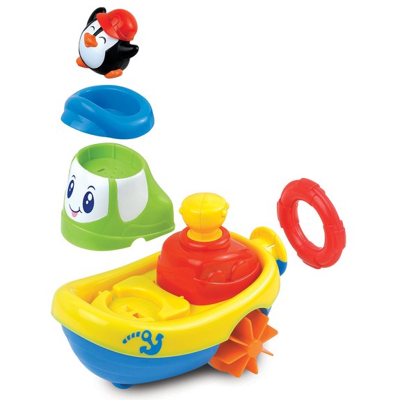 Bateau de bain et capitaine
