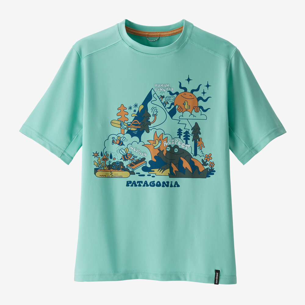 Capilene Seiden-T-Shirt für Kinder