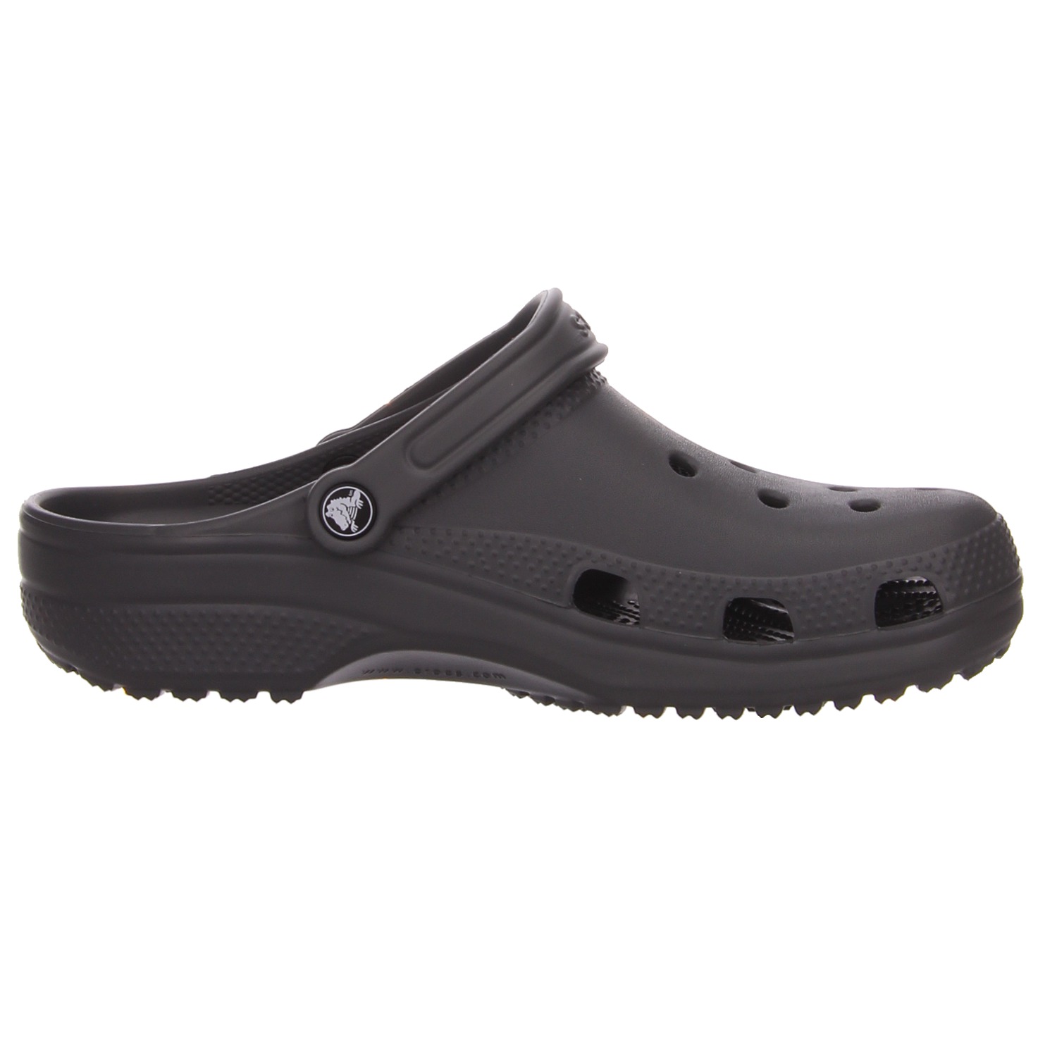 Crocs Pantolette grau grau