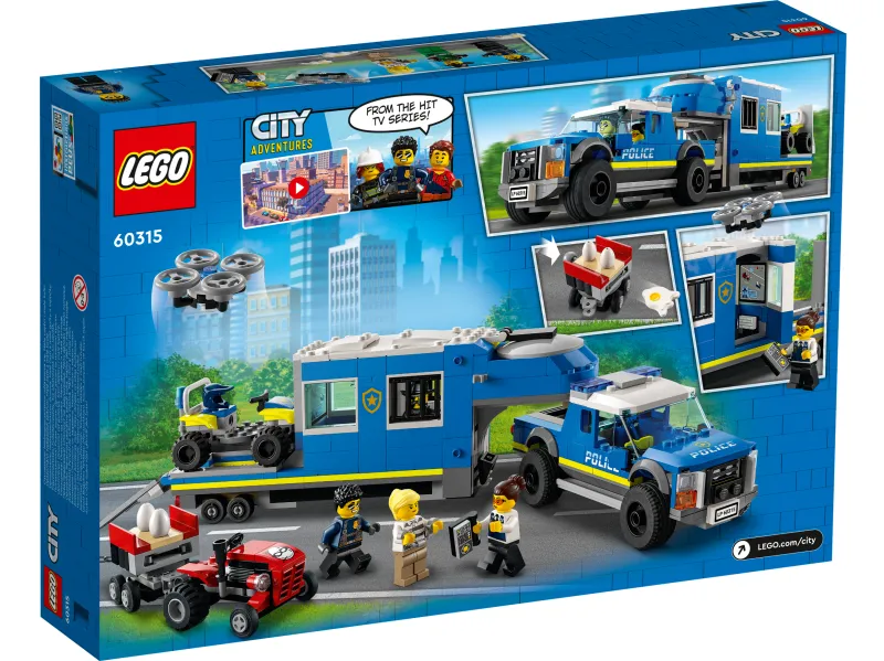 LEGO City 60315 Mobil politikommandocentral