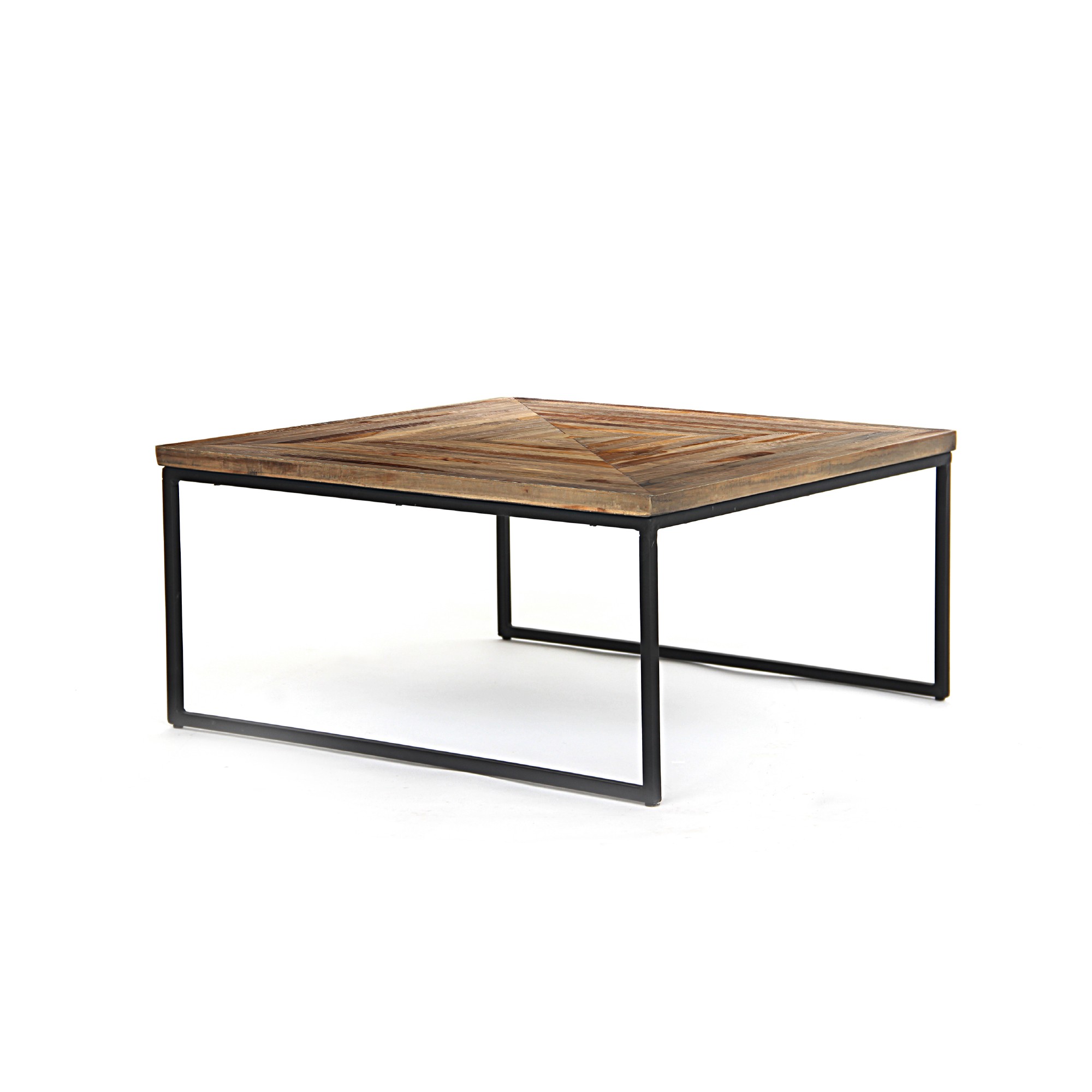Kaffeetisch 'Trilette' L, natur, T 80 cm, B 80 cm, H 41 cm von fischer's lagerhaus