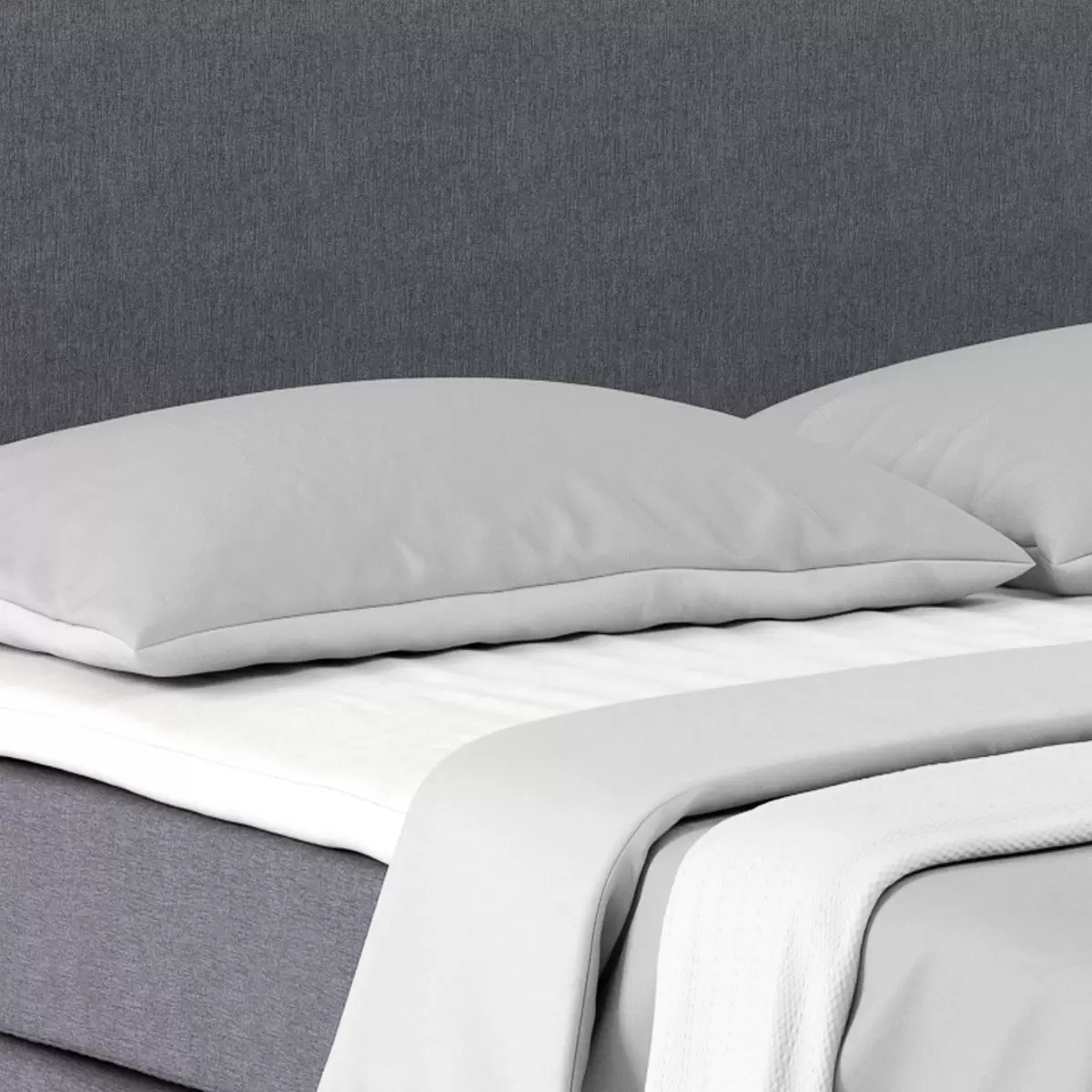 Boxspringbett Nero 160 x 200 Dunkelgrau