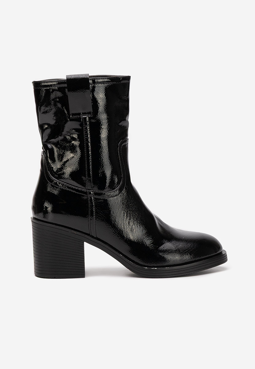 Bottes courtes femme noires Irineia