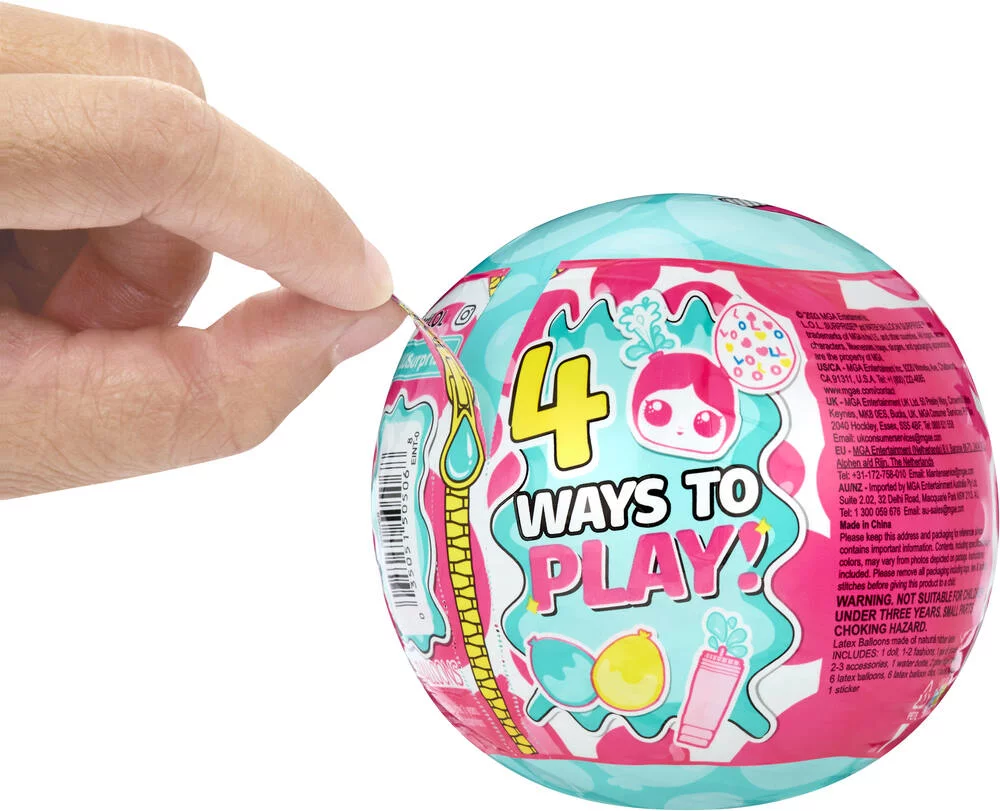 LOL SURPRISE -  POUPEE AVEC BALLON A EAU  7,5CM