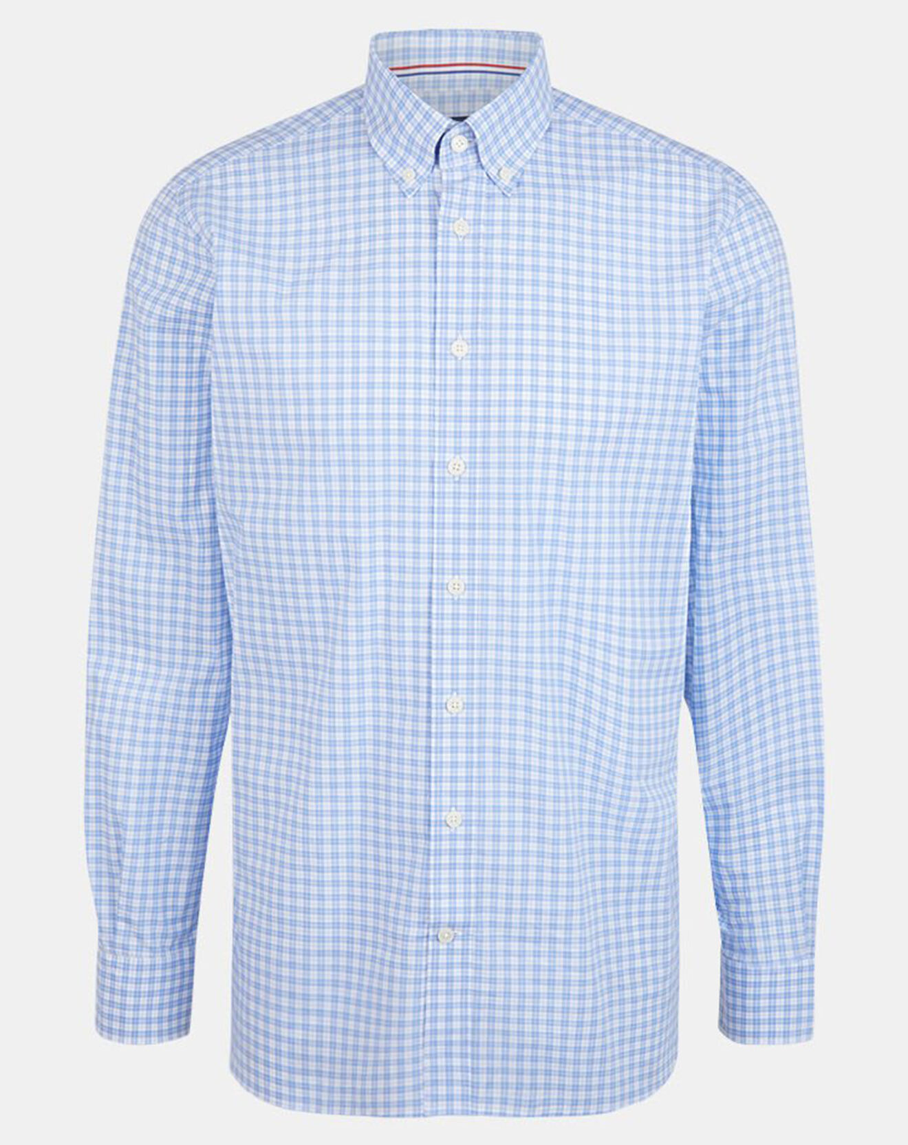 Hackett London Chemise Regular Fit à carreaux bleu ciel