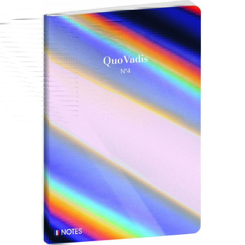 Quo Vadis - Carnet de notes - Iconique - Multicolore - Pages Lignées - 15x21 cm