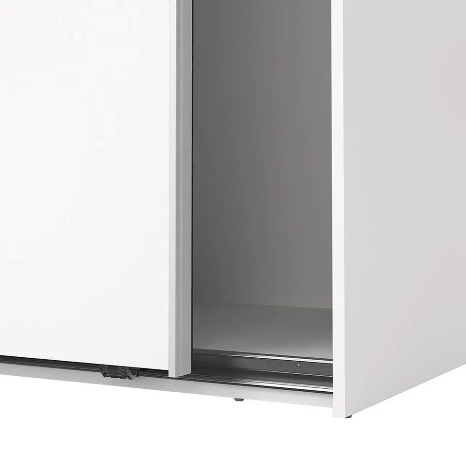 Hioshop Como schuifdeurkast 2 deuren 120x200cm wit