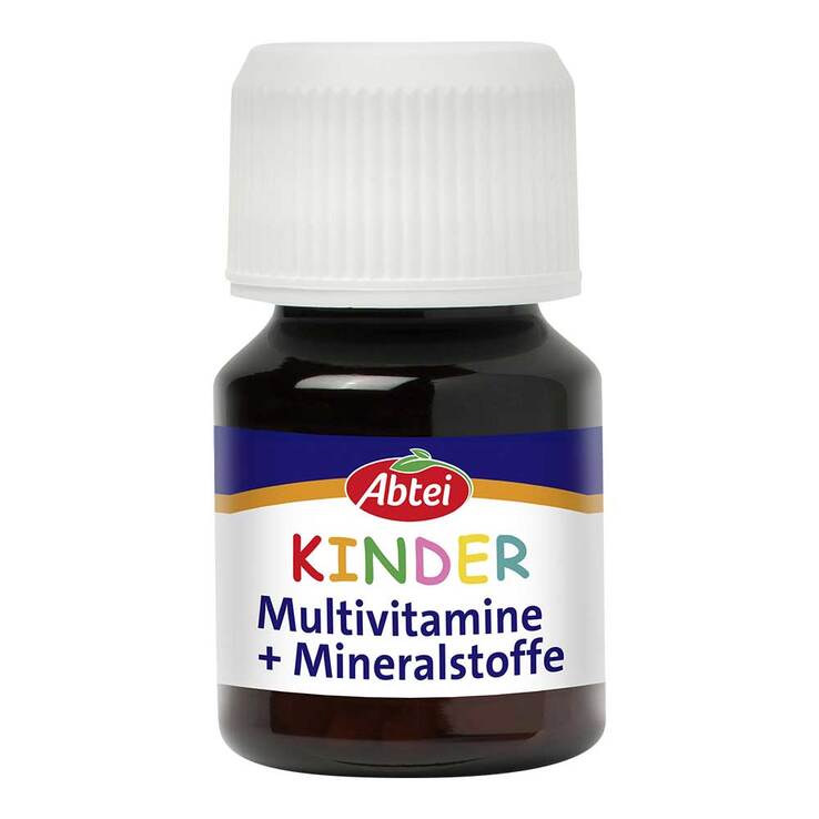 Abtei Kinder Multivitamin + Mineralst.DACH Schmelztab., 75 St