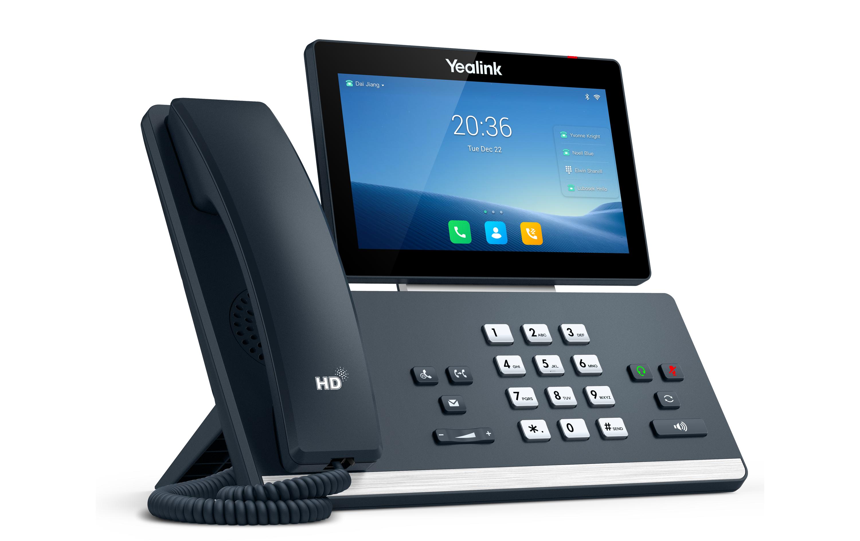 Tischtelefon T58W Grau<br>Elite-Desktop-Kollaborationsgerät
