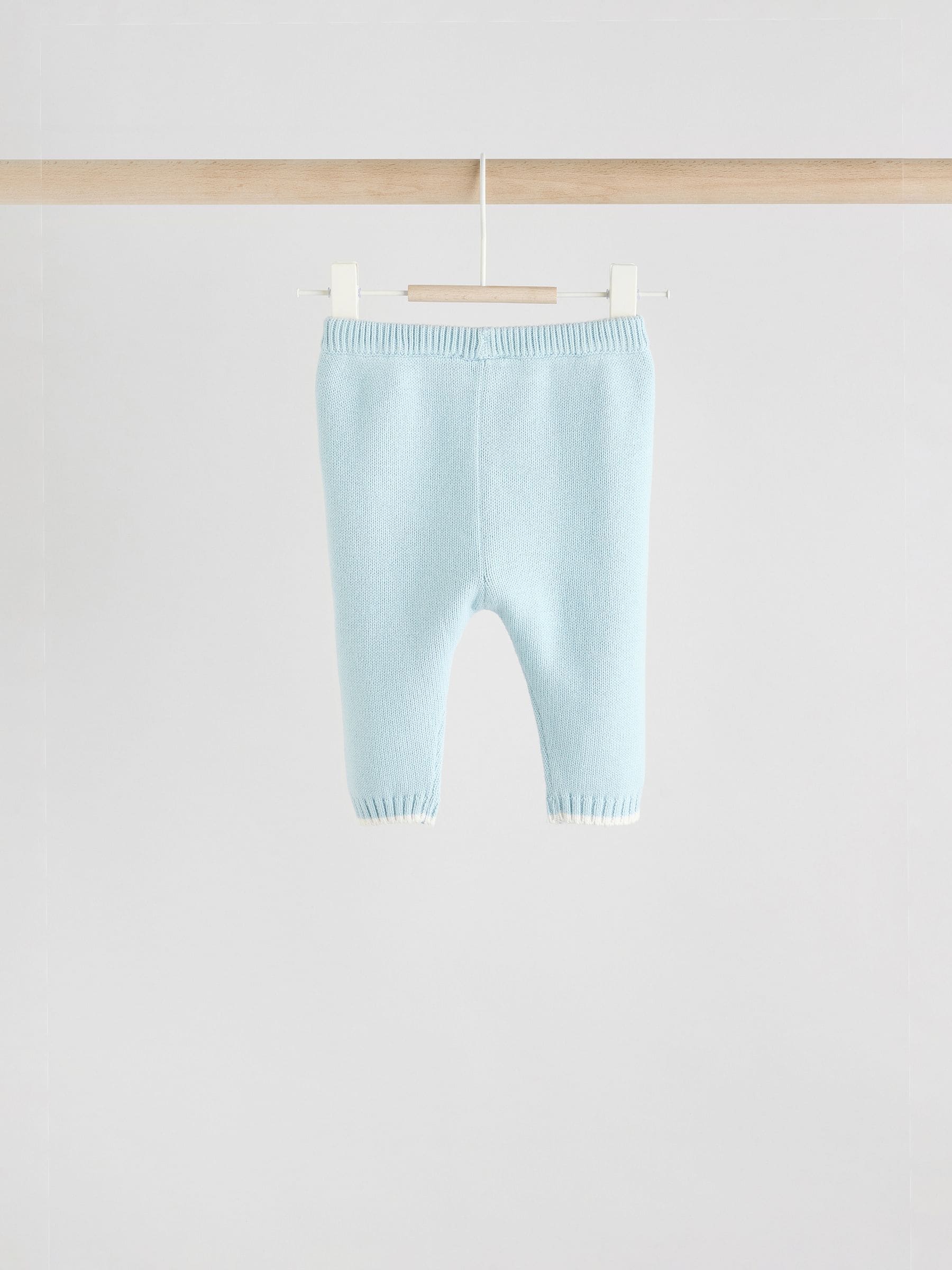 Blauw - Gebreide trui en leggings babyset (0mnd-3jr)